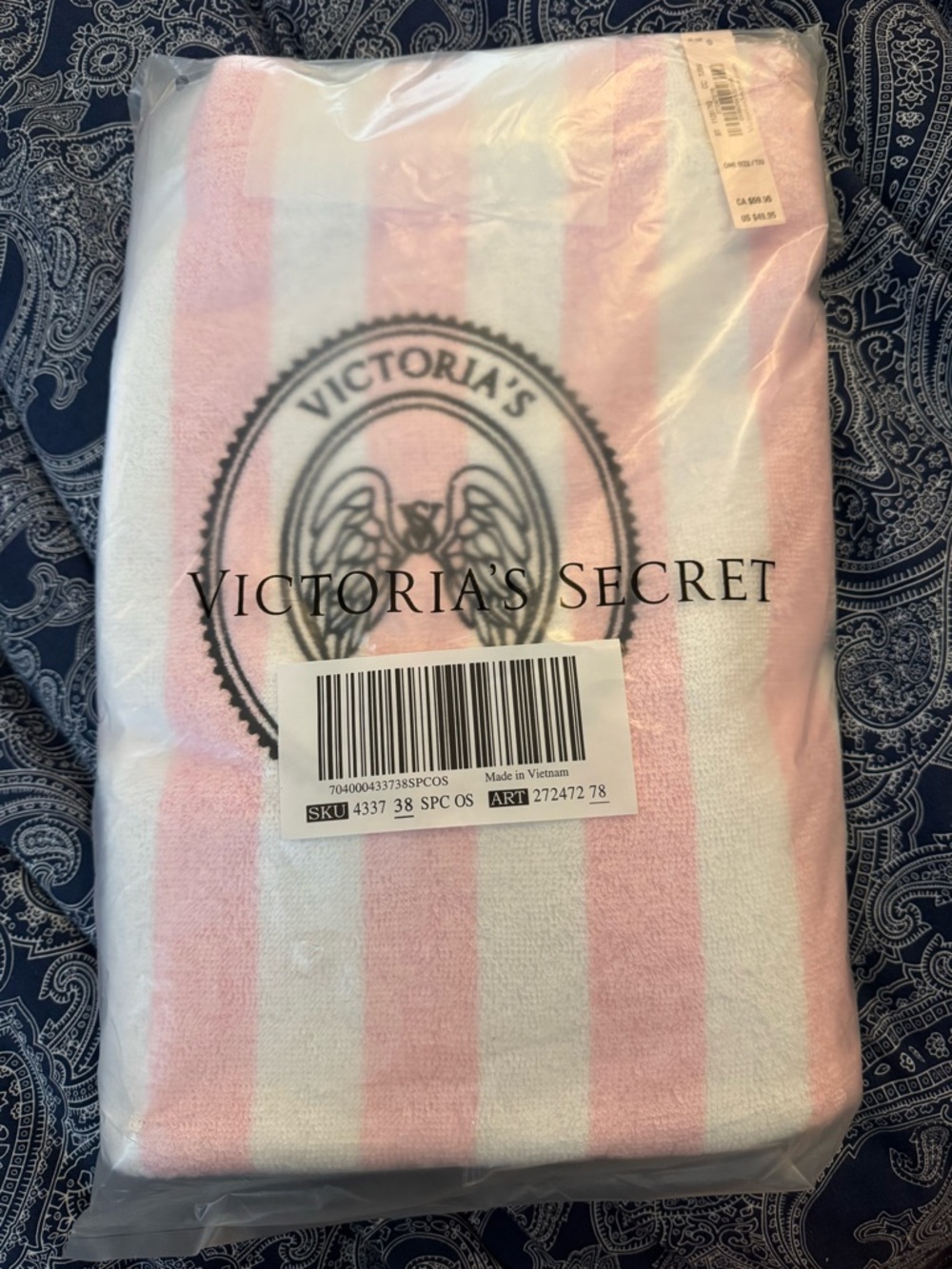 Victoria's Secret Angel Essentials Terry Tote Bag